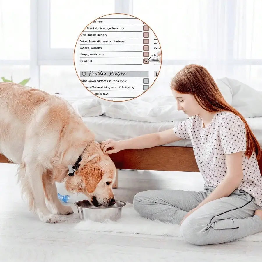 ADHD Cleaning Planner for Adults/Women/Teens: Home Chore Chart - Daily/Weekly/Monthly Schedule Checklist Organizing Notebook