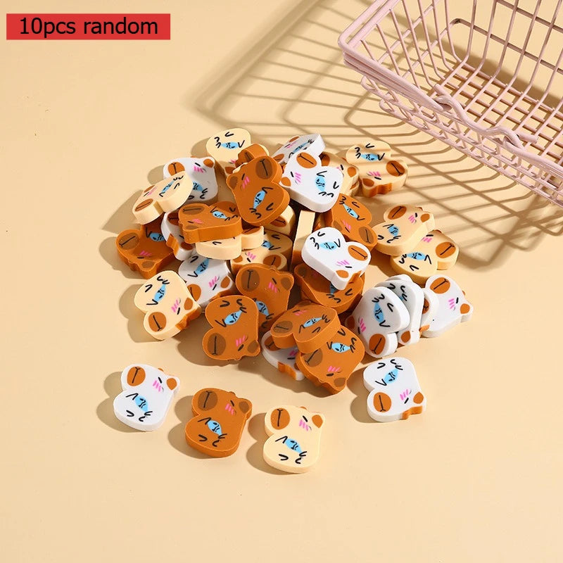 Cute Little Capybara Eraser Cartoon Primary Office Supplies School Student Cross Border Stationery Gifts and Prizes Wipe Clean