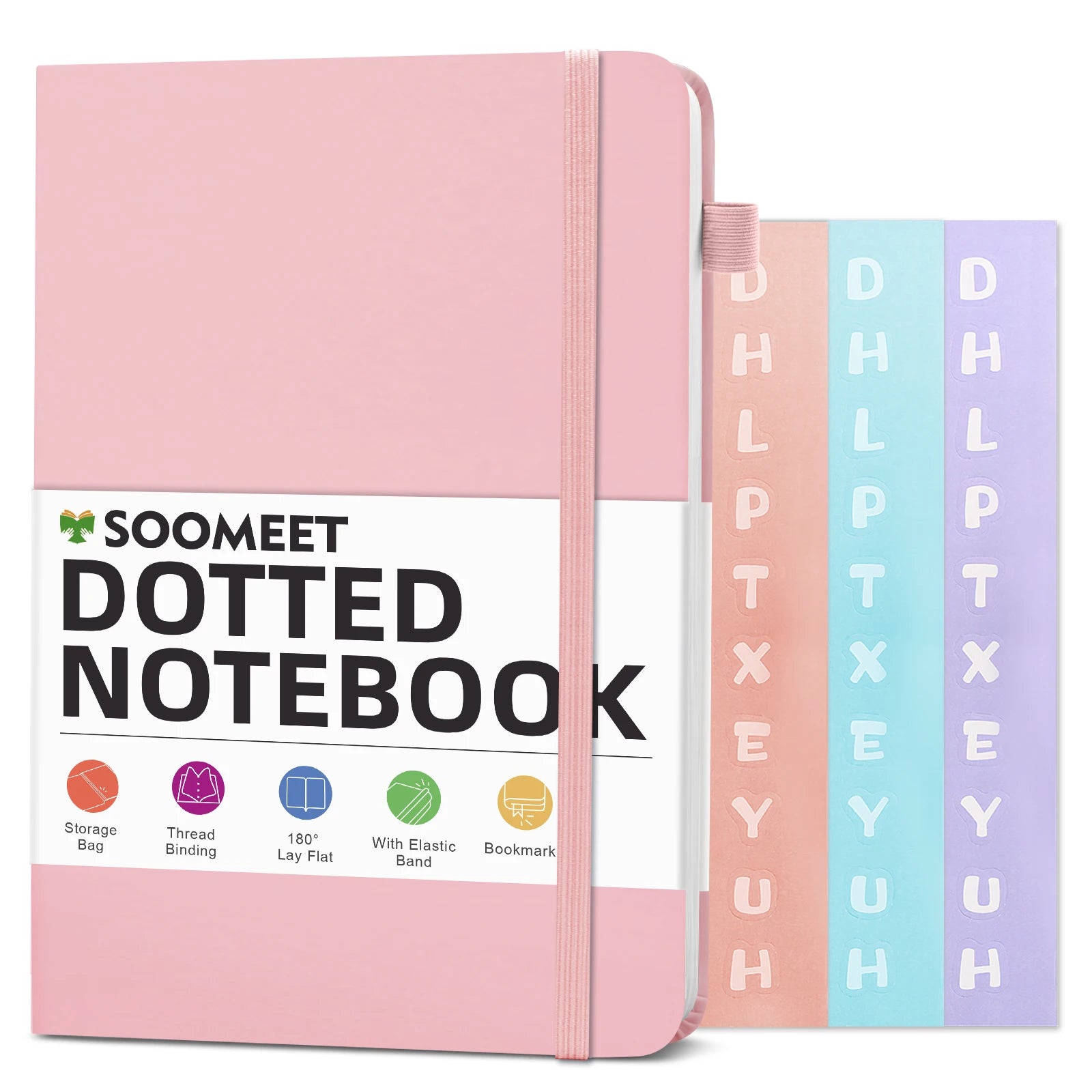 A6 Dot Grid NoteBook School Supplies Portable Diary Fashion Office Supplies Coil Book Children Holiday Gift Dot Grid Inside