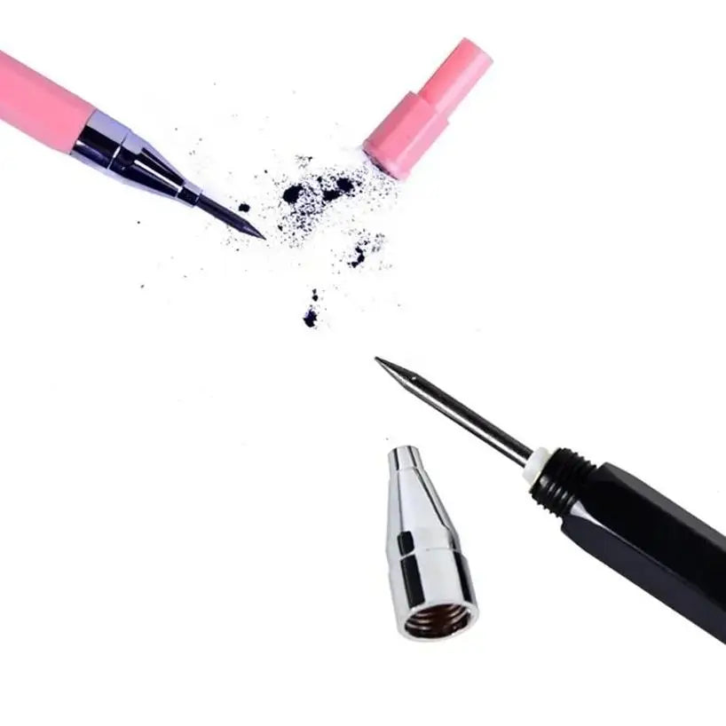 2 Pcs Automatic Pencil Lead Holder School Writing Supplies Stationery Mechanical Pencils Set Of Drafting Rules Korean Stationery