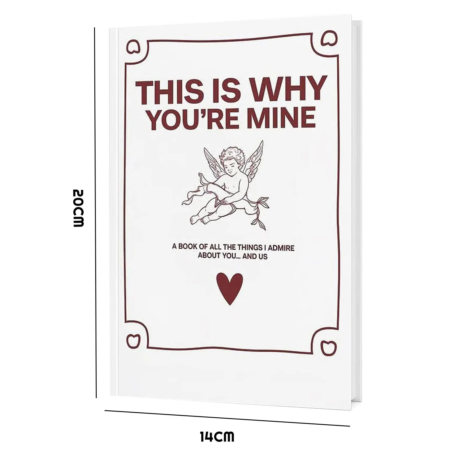 THIS IS WHY YOU'RE MINE Couples Love Story Journal Love Journal Book for Beloved Boyfriend Girlfriend